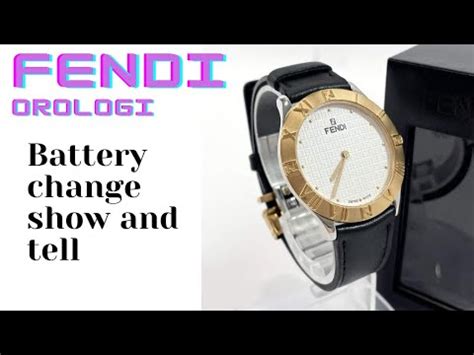 fendi watch battery change|fendi watch repair.